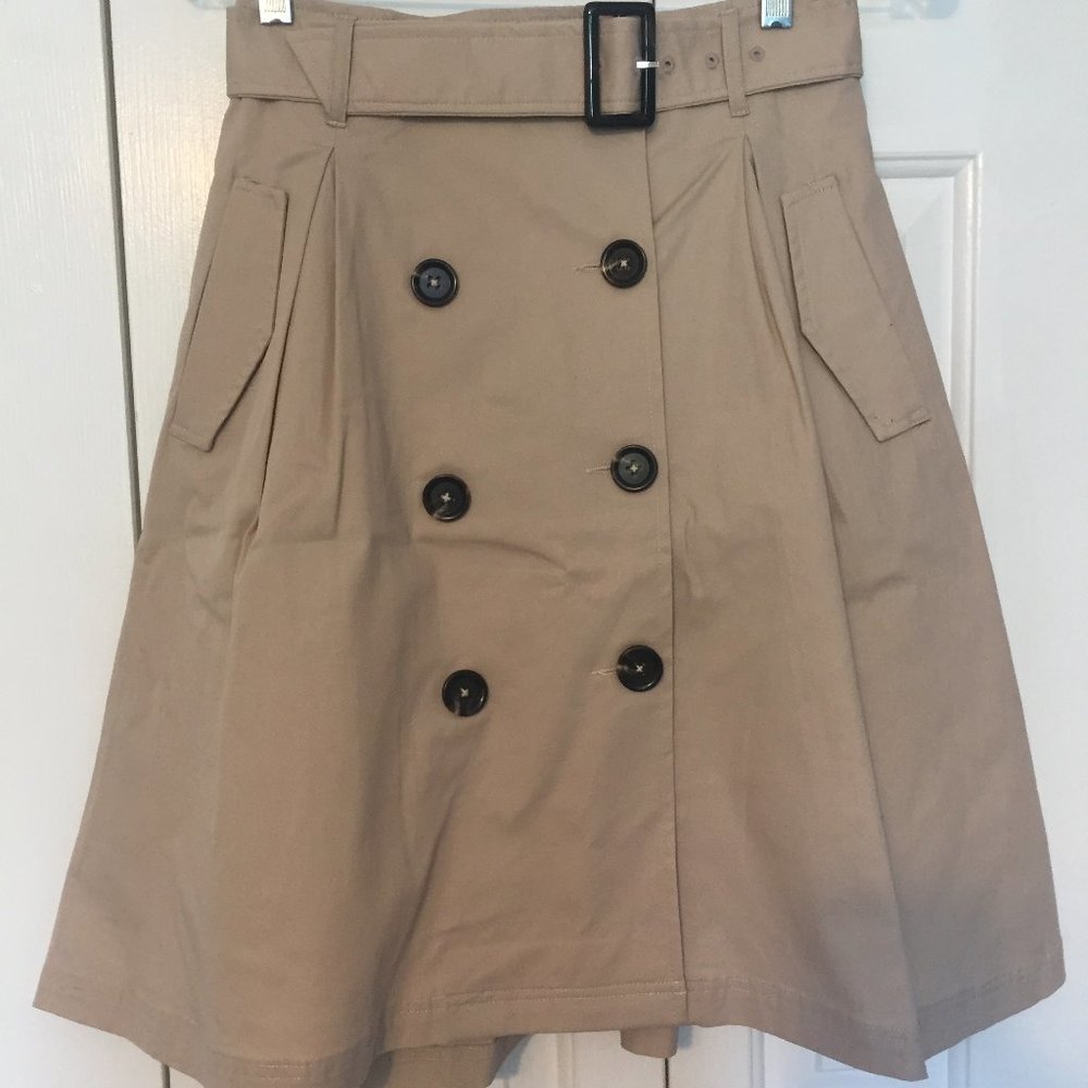 Modcloth tan skirt NWOT